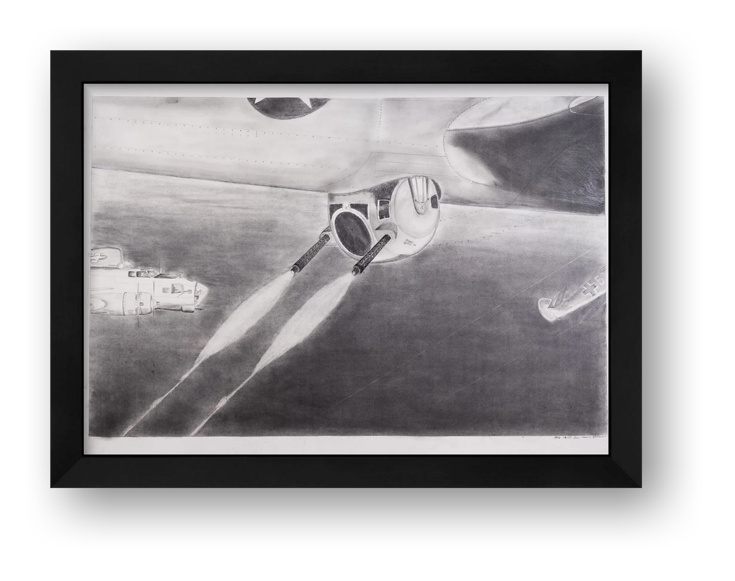 Ball turret — framed