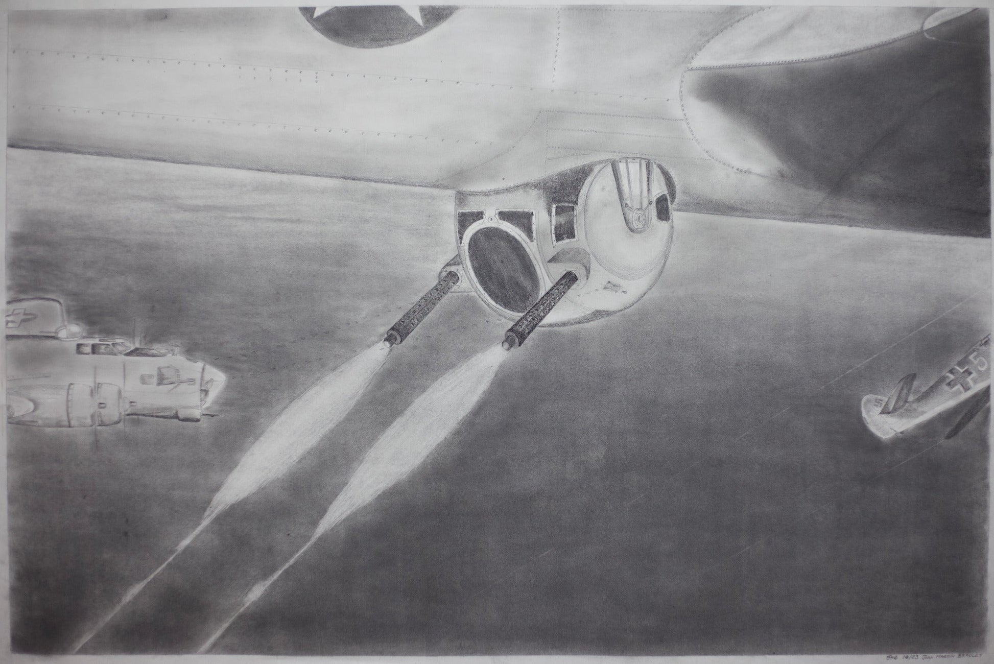 Ball turret — 60×40cm, 24×16" Print only