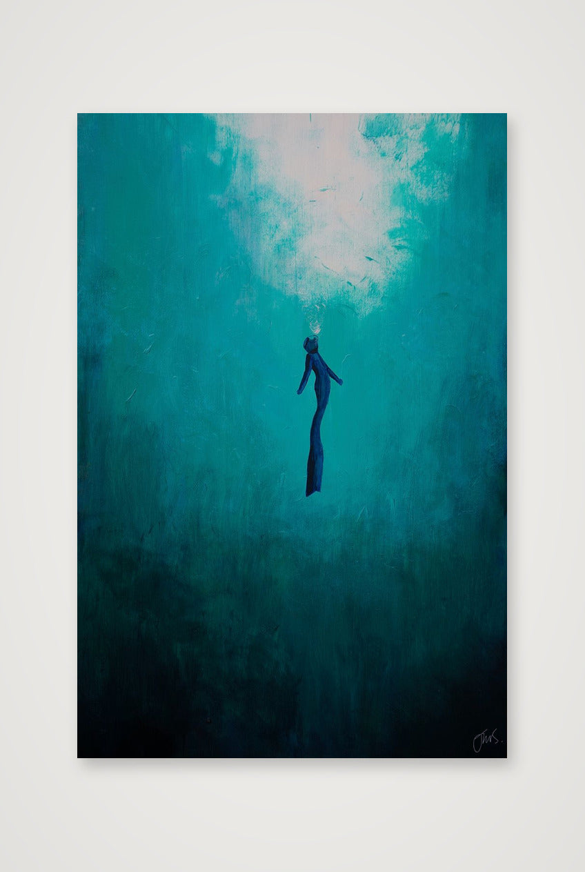 Freediver — 40×60cm, 16×24" Print only