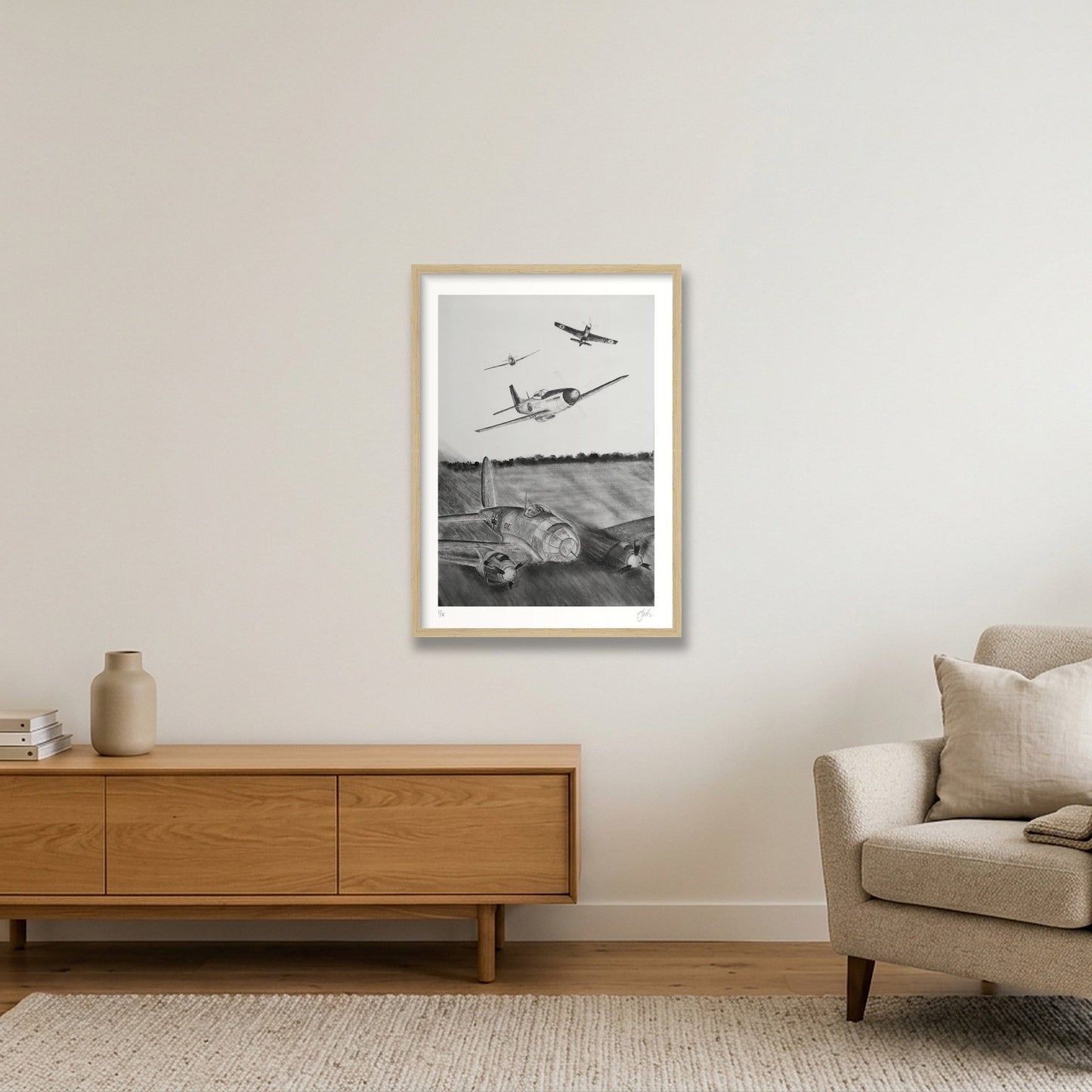 IMG_8444 — 42×59cm, 17×23" Oak Frame