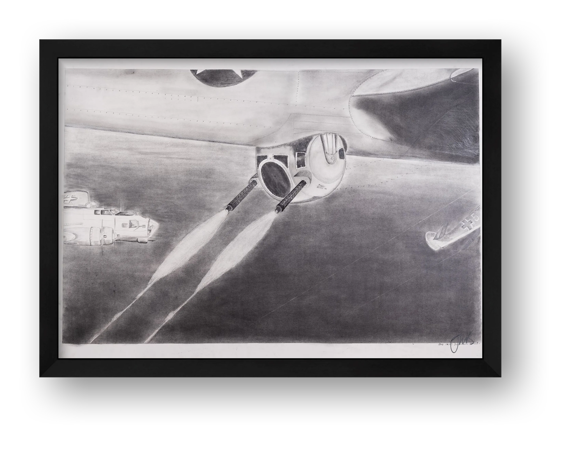 Ball turret — framed